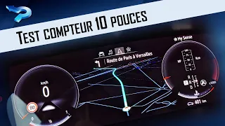 Test du compteur 10 pouces de Renault avec la réplication GPS: Clio 5, Captur 2, Megane 4, Talisman.