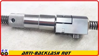 Lathe - Optimized nut anti-backlash