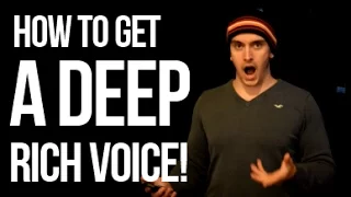 Get a Deep Rich Voice!  - Yawning techniques.