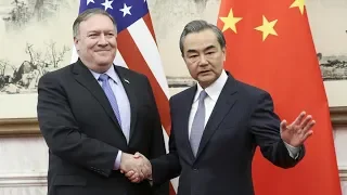 China's Foreign Minister Wang Yi meets Pompeo in Beijing