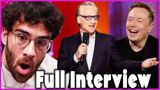 Elon Musk Joins Exclusive Interview With Bill Maher | HasanAbi reacts to Real Time with Bill Maher