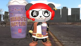 Tag with Ryan Pirate Adventures Combo Panda tries the Grimace Shake McDonald's Meme - Ryan's World