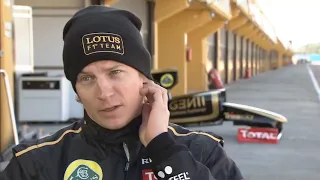 Valencia Test 2012 Kimi Räikkönen Interview