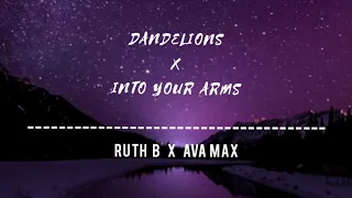 Dandelions X Into Your Arms ( Ruth B. x Ava Max) slowed tiktok songs🎧