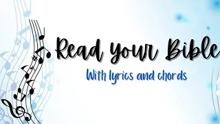 Read your Bible, Pray Everyday - with lyrics and ukulele chords (Religious song)