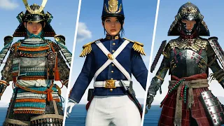 Rise of the Ronin - ALL 121 Armor Sets Showcase (All Outfits)