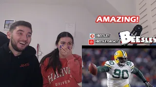 British Couple Reacts to Best "Big Guy" Moments in NFL History