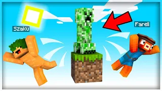 Creeper ZNISZCZYŁ Naszą WYSPĘ! ( Minecraft, jeden block! )