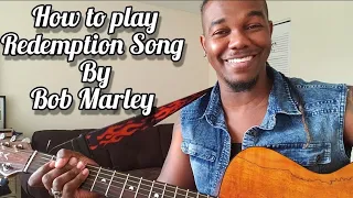 Here's How to play Bob Marley - Redemption Song on Guitar (Tutorial)