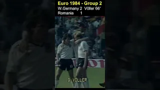 West Germany 2–1 Romania | Euro 84 | Rudi Voller Leads W. Germany to Win Against Romania