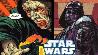 Darth Vader FORCE PUSHES Sidious And How Sidious REACTED!! - Star Wars Comics Explained