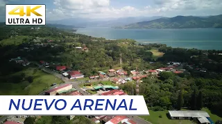 [4K] NUEVO ARENAL 🌞 Scenic Town On The Lake, Check It Out On Your Vacation [#tourism][#costarica]