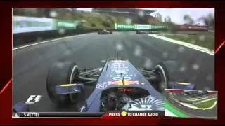 F1 2012  São Paulo Sebastian Vettel onboard start(Red Bull Fan)