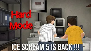 Ice Scream 5 Full Gameplay ( Hard Mode ) !!! 🔥🔥🔥