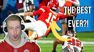 British Guy Reacts To Patrick Mahomes Crazy Plays | Top Quality Quarterbacks Ep #1