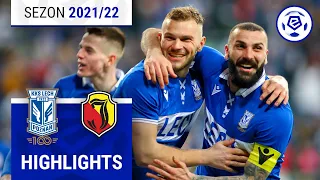 Lech Poznań - Jagiellonia Białystok 3:0 | SKRÓT | Ekstraklasa 2021/22 | 26. Kolejka