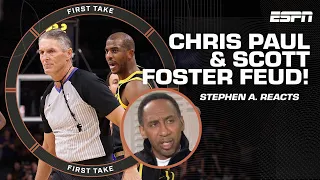 Scott Foster doesn't need to be on the same court as CP3 moving forward! - Stephen A. | First Take