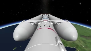 Fully reusable Mun mission with Falcon Heavy