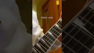 Metal guitar solo in Drop C