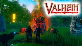 ВПЕРВЫЕ ИГРАЕМ В VALHEIM! СИМУЛЯТОР ПЕРВОБЫТНОГО ЧЕЛОВЕКА! УЧИМСЯ ДОБЫВАТЬ РЕСУРСЫ!!! (VALHEIM #1)