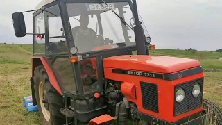 Koszenie nieużytków Zetor 7211+Stark Km175H