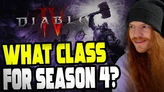 Diablo 4 - What's The Best Class For Season 4?