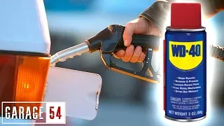 WD40 в БАК ВМЕСТО СОЛЯРКИ /Растительное масло, Керосин, Декстрон, Тормозуха/