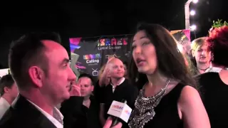 ESCKAZ in Tel Aviv: Meeting Sanja Vučić ZAA (Serbia) on the red carpet