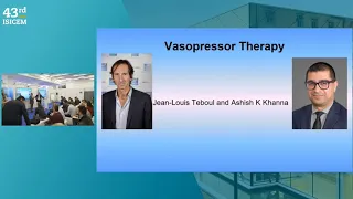 VASOPRESSOR THERAPY     ISICEM 2024