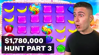 $1780000 BONUS HUNT OPENING - Part 3 🎰 93 Slot Bonuses - Release the Kraken & Sweet Bonanza