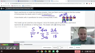 Ratio Sixth Grade Math Lesson 5-1 Practice & Problem Solving EnVision 2.0 Savvas Realize