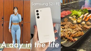 Samsung S21 FE 5G | A Productive  Day In the Life (Camera Comparison + Battery Test)