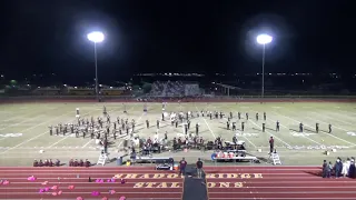 SRHS Marching Band  Half Time-10-19-18