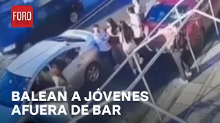 Video: Ataque armado contra jóvenes afuera del bar "Distrito F" en Monterrey - Noticias MX