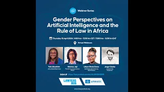 Webinar 2 - Gender Perspectives on AI and the Rule of Law in Africa