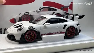 Porsche 911 (992) GT3 RS in 1:18 Scale by Minichamps Models !!! DIECAST !!! 😍😍 Full Openable!