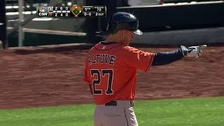 Altuve hits RBI single, closes record year