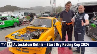 MOTOR TV22: Thomas Feuerstein mit seinem Opel Kadett C beim Dry Racing Cup in Röthis 2024