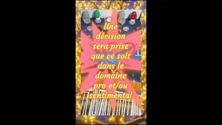 🔮 Une décision sera prise que ce soit dans le domaine pro et/ou sentimental. 🔮