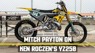 Mitch Payton on Ken Roczen's Pro Circuit Yamaha YZ250 Two Stroke