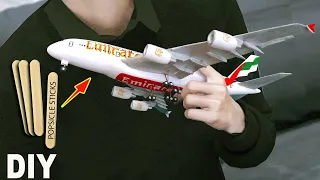 Insane build Airbus A380-800 Emirates full tutorials #aeroplane #diyairplane