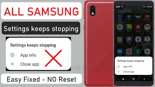 SAMSUNG Settings keeps stopping app info close app  | Samsung A01/M01 Core Settings keeps stopping