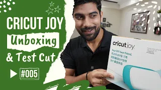 Cricut Joy Unboxing, Setup & Test Cut for Beginners in India (Hindi) #005