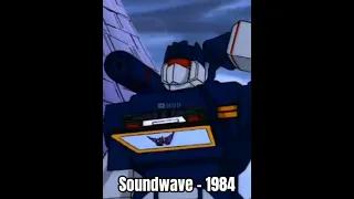 Soundwave Evolution (1984-2018) #Shorts #Transformers #Soundwave