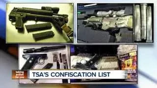 TSA's confiscation list