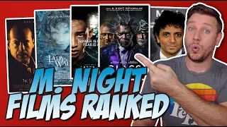 M. Night Shyamalan Movies Ranked!  (w/ Glass Review)