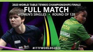 FULL MATCH | Nina MITTELHAM vs Zodwa MAPHANGA | WS R128 | #ITTFWorlds2023