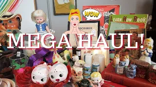 MEGA FLEA MARKET HAUL! | Finding Vintage For Home Décor AND Resell