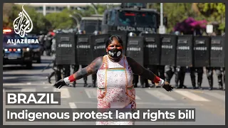 Brazil land rights bill: Indigenous protests suspend Congress