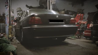 BMW E38 740 cat-back by SLG - exhaust note